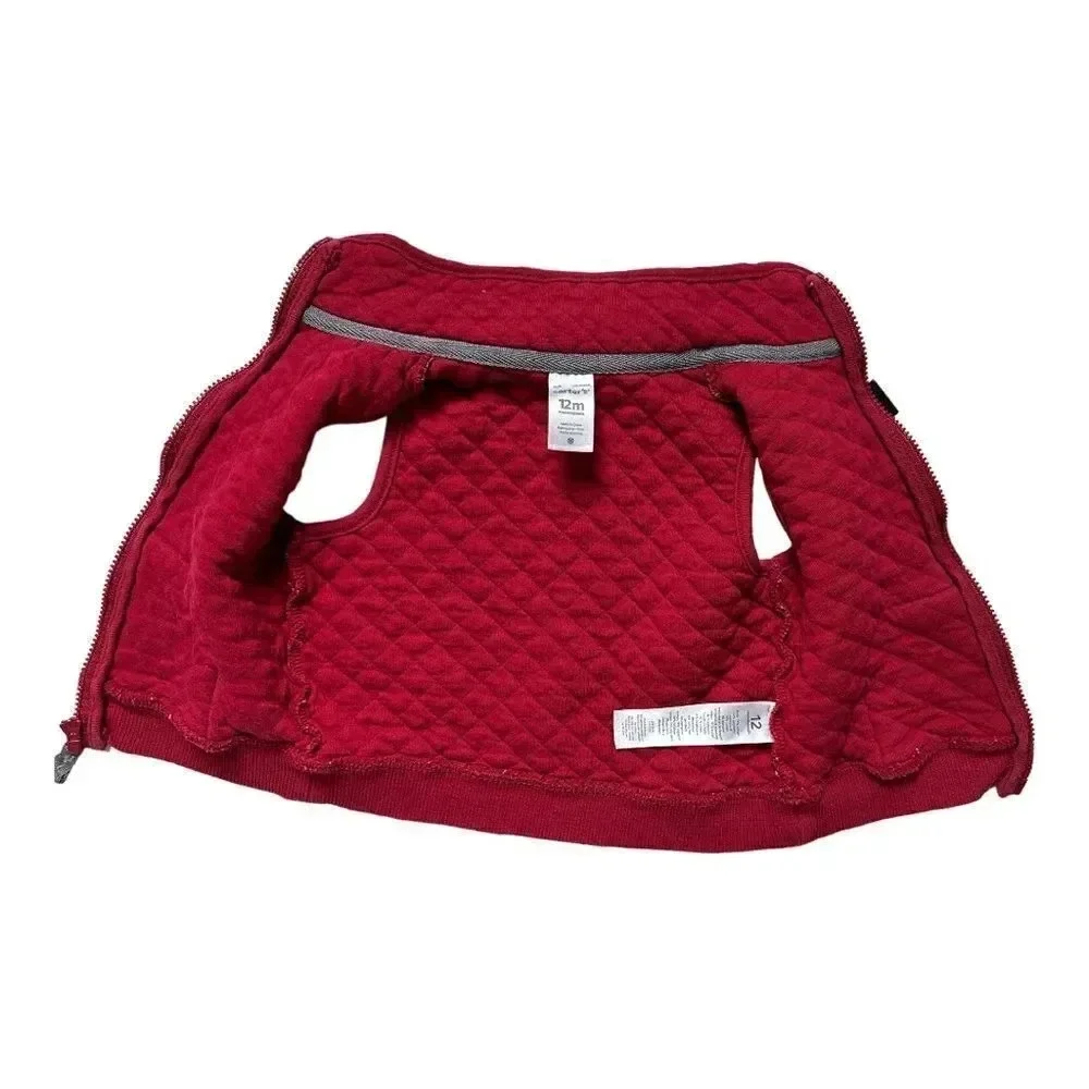 Carter’s | Red Quilted Vest (12 mos) ❤️